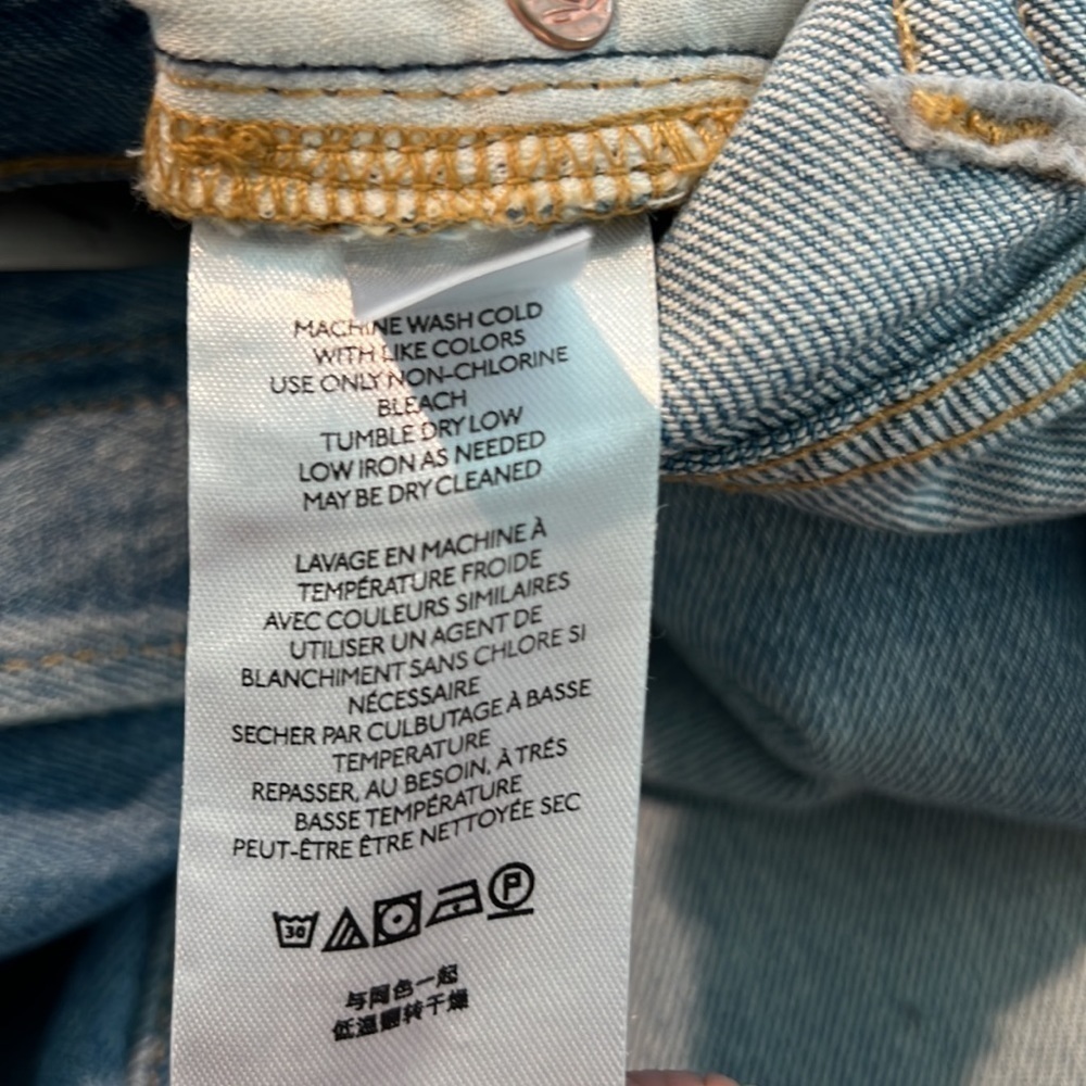 NWT Free People We The Free Maggie Mid-Rise Straight-Leg Jeans 28 - Picture 5 of 5